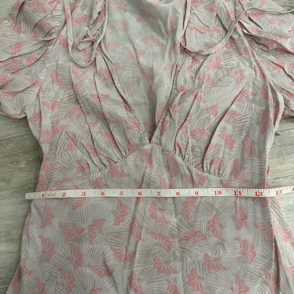 Rare Wilfred 100% Silk Babydoll Mini Dress, 0/2 - Picture 7 of 7